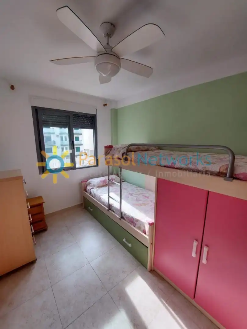 Schlafzimmer von Wohnungen zur Miete in Guardamar de la Safor mit Klimaanlage, Heizung und Terrasse