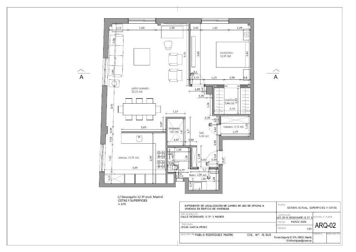 Wohnung zum Verkauf in Madrid mit Klimaanlage und Heizung
