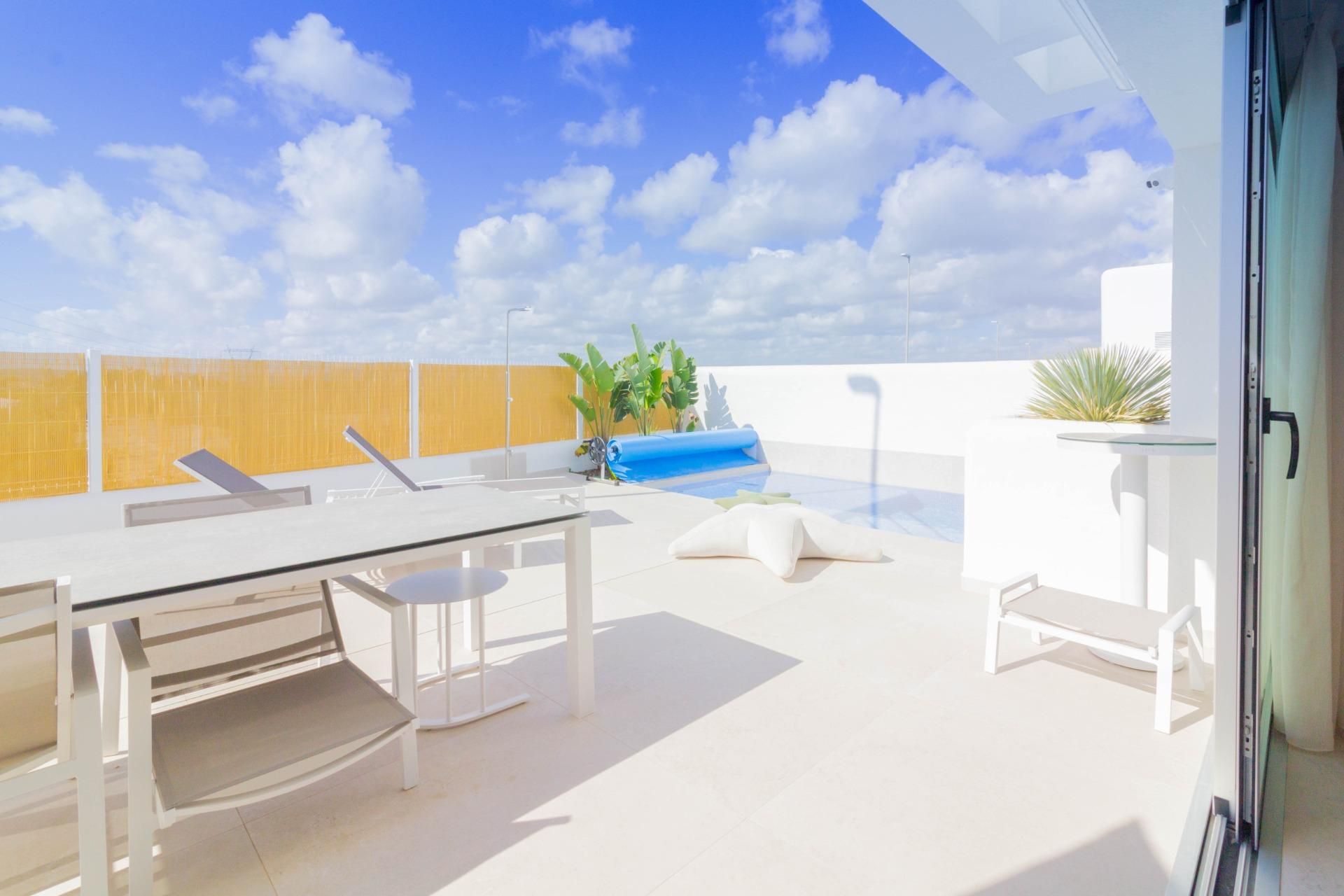 Terraza de Casa o chalet en venta en San Fulgencio con Jardín privado, Terraza y Piscina