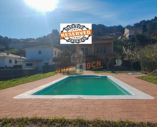 Swimming pool of House or chalet for sale in Santa Maria de Palautordera  with Air Conditioner, Terrace and Swimming Pool