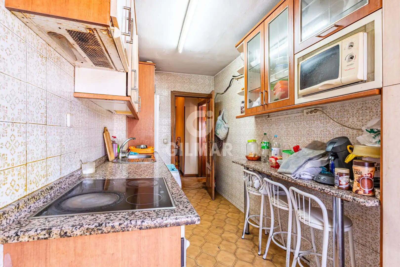 Kitchen of Flat for sale in Madrid  with Heating and Balcony