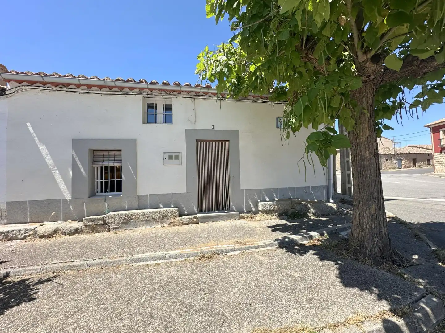 Vista exterior de Casa o chalet en venta en Mediana de Voltoya con Amueblado