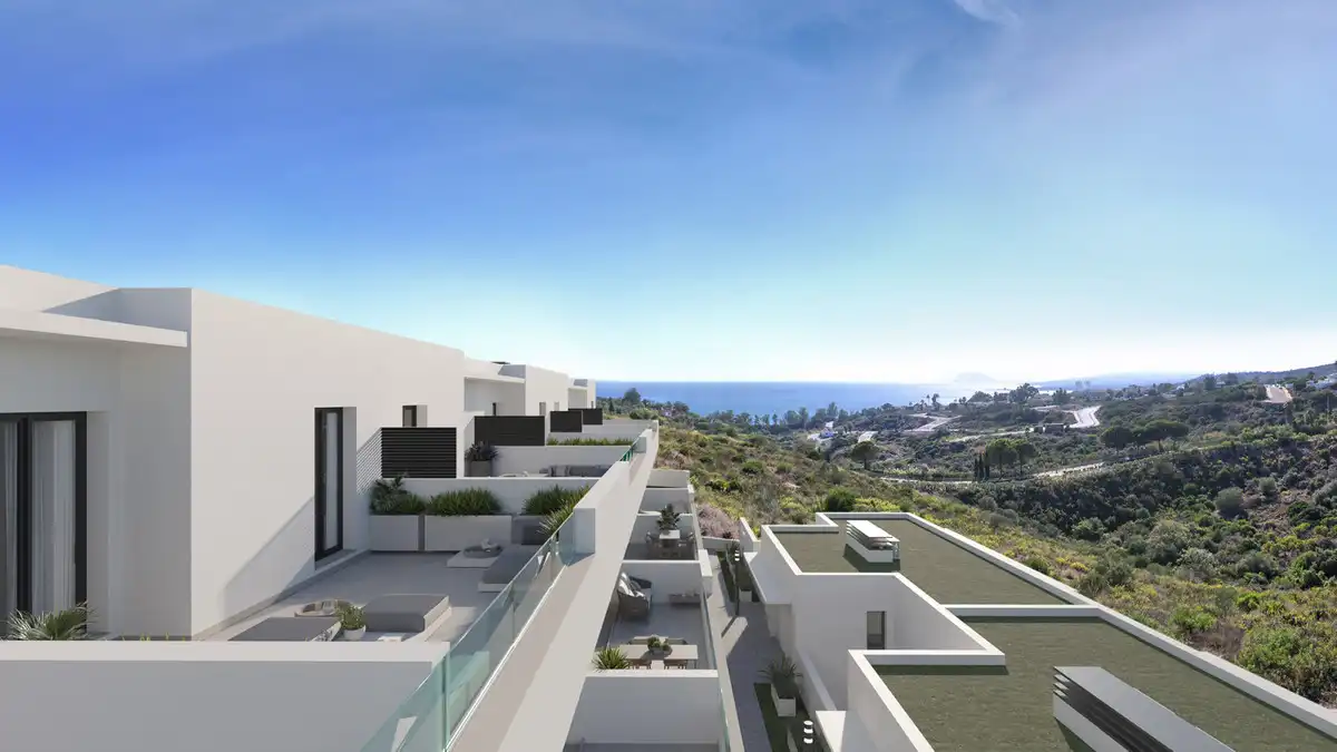 Terraza de Casa adosada en venta en Manilva con Jardín privado, Terraza y Trastero