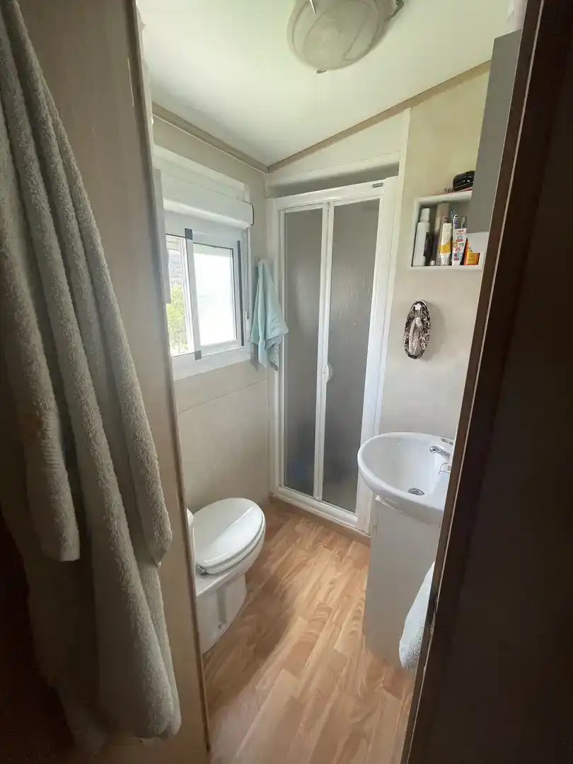 Baño de Casa o chalet en venta en Frías con Aire acondicionado, Jardín privado y Piscina