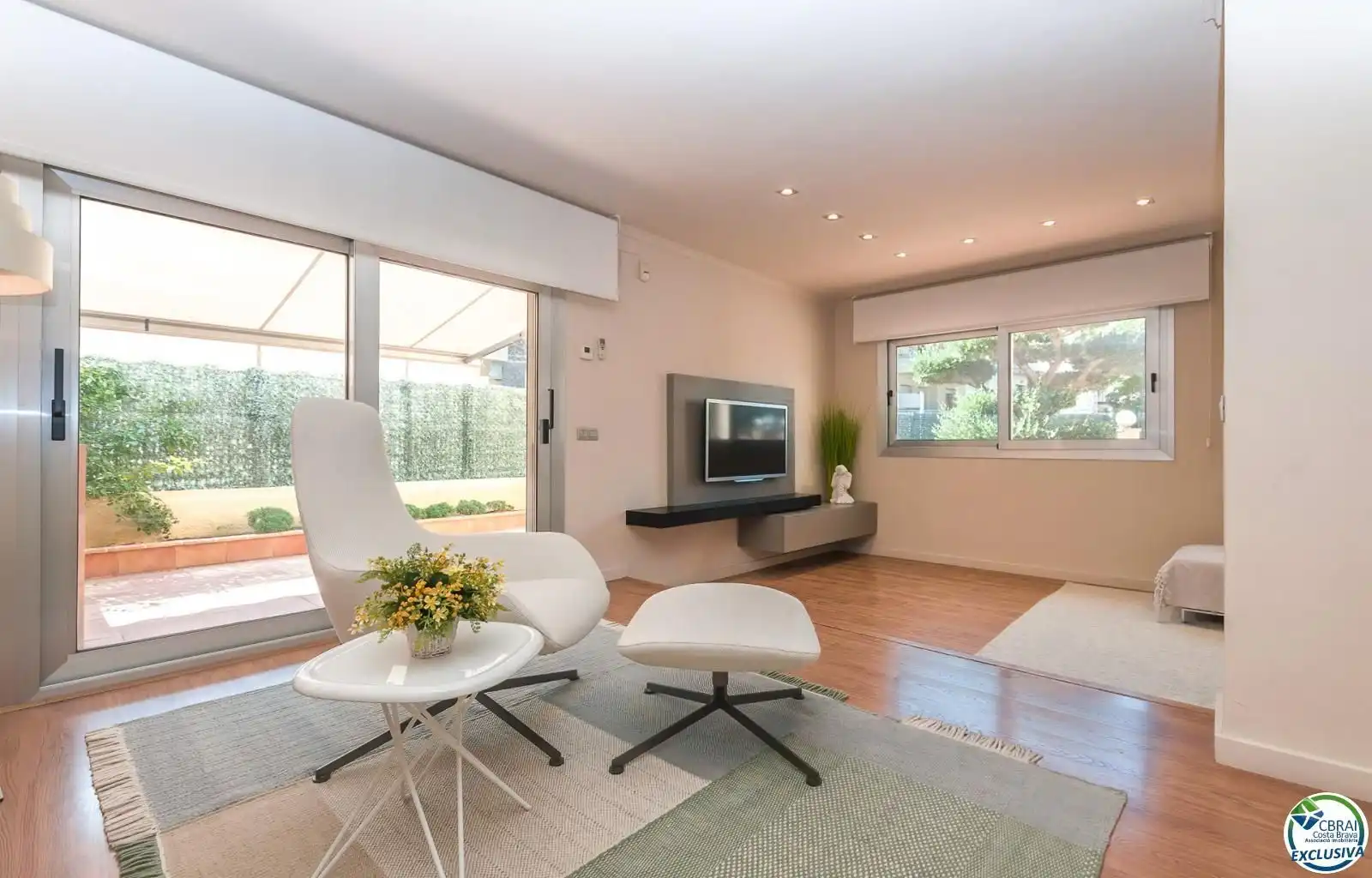 Sala d'estar de Casa o xalet en venda en Roses amb Aire condicionat