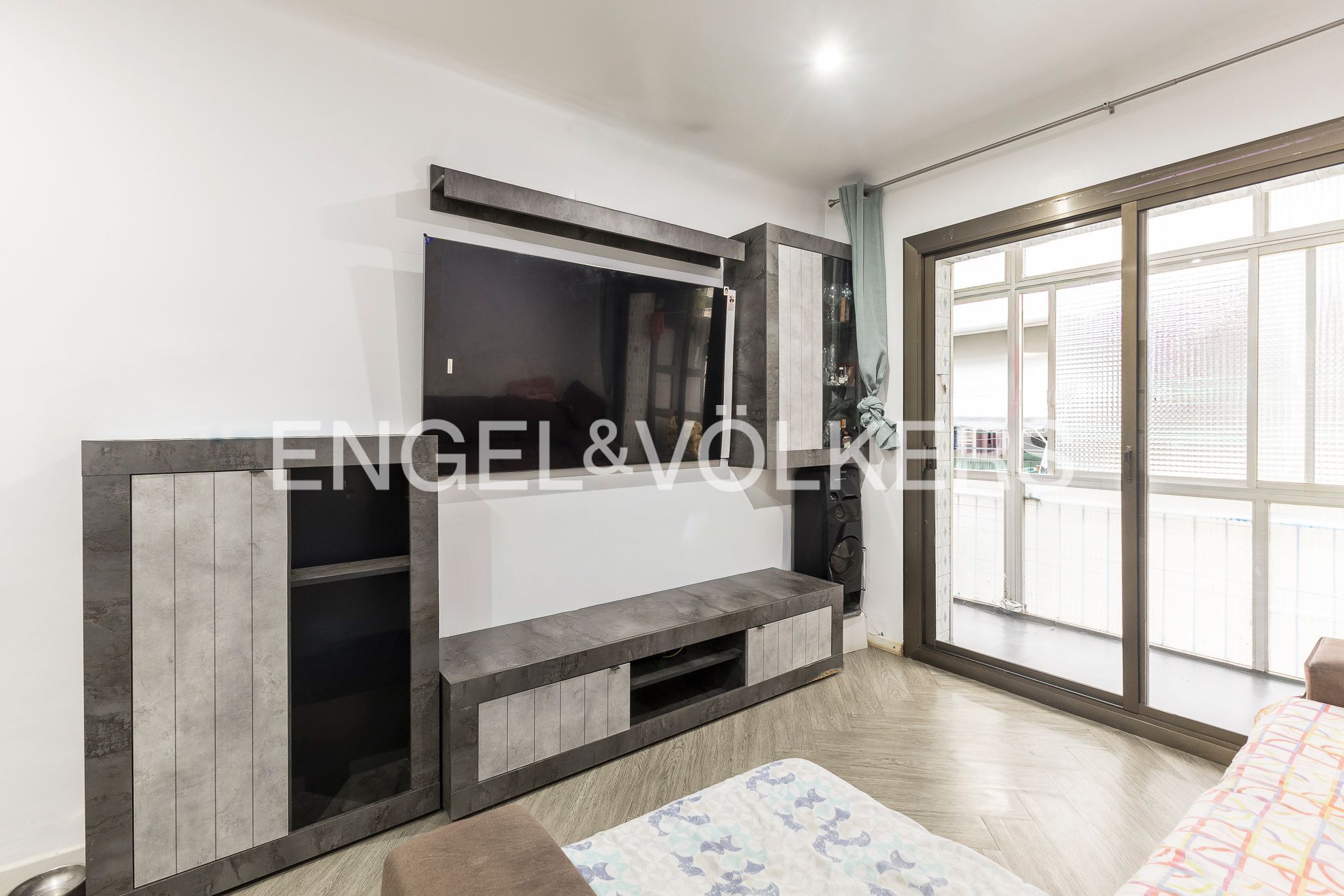 Sala d'estar de Pis en venda en  Barcelona Capital amb Calefacció i Balcó