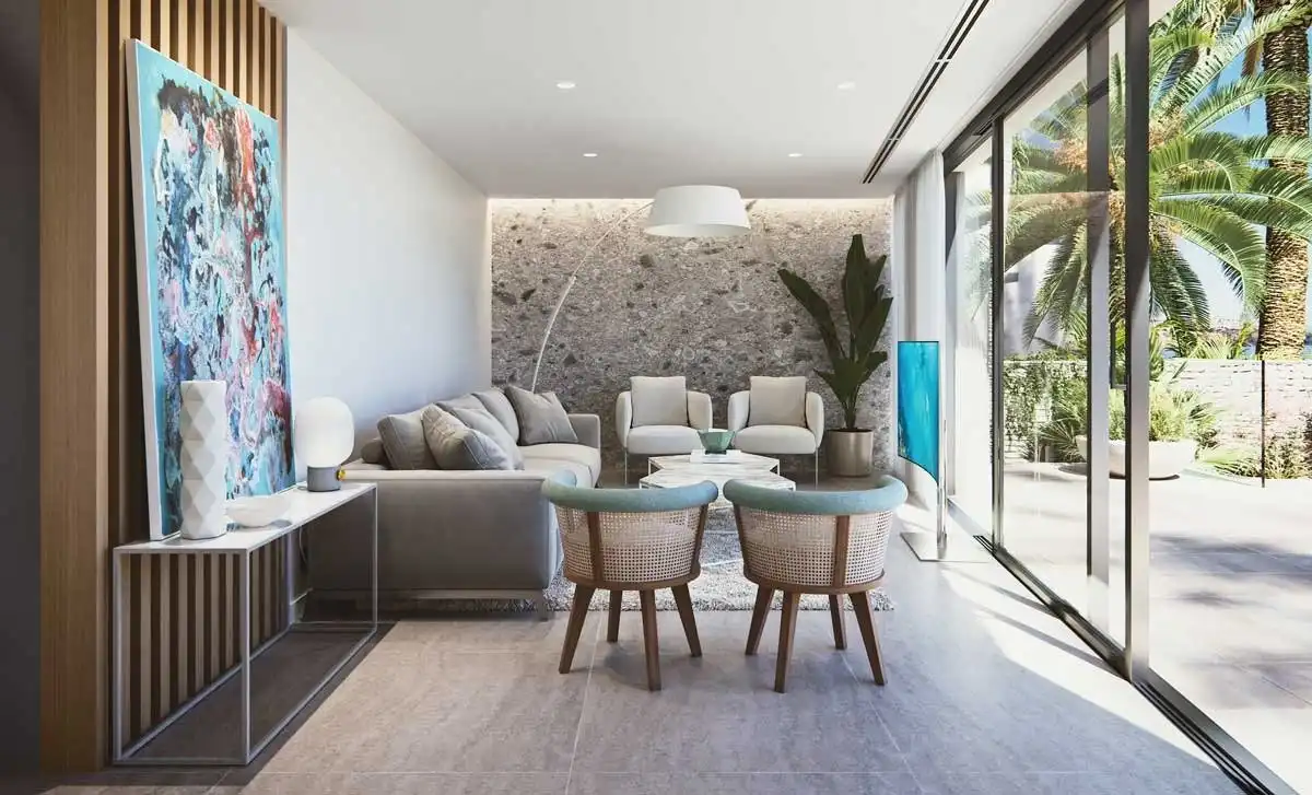 Sala de estar de Casa o chalet en venta en Cartagena con Aire acondicionado, Jardín privado y Terraza