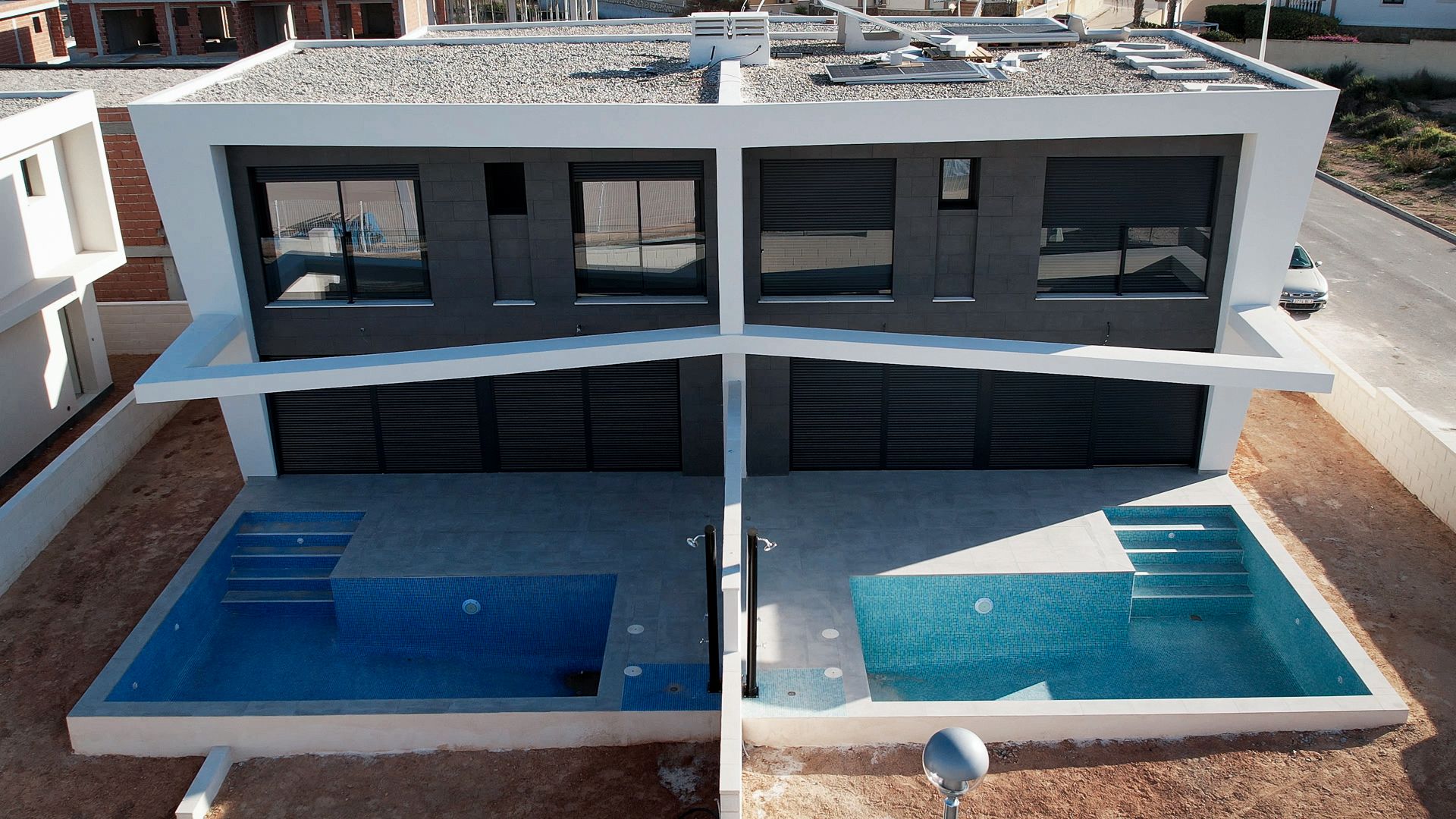 Piscina de Casa adosada en venda en Santa Pola amb Jardí privat, Terrassa i Piscina