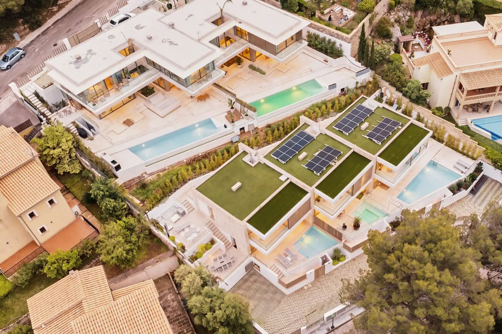 Außenansicht von Einfamilien-Reihenhaus zum Verkauf in Capdepera mit Klimaanlage, Terrasse und Möbliert