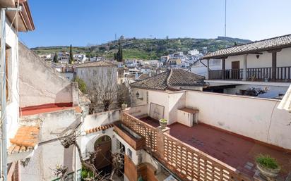 Exterior view of Single-family semi-detached for sale in  Granada Capital  with Private garden and Terrace