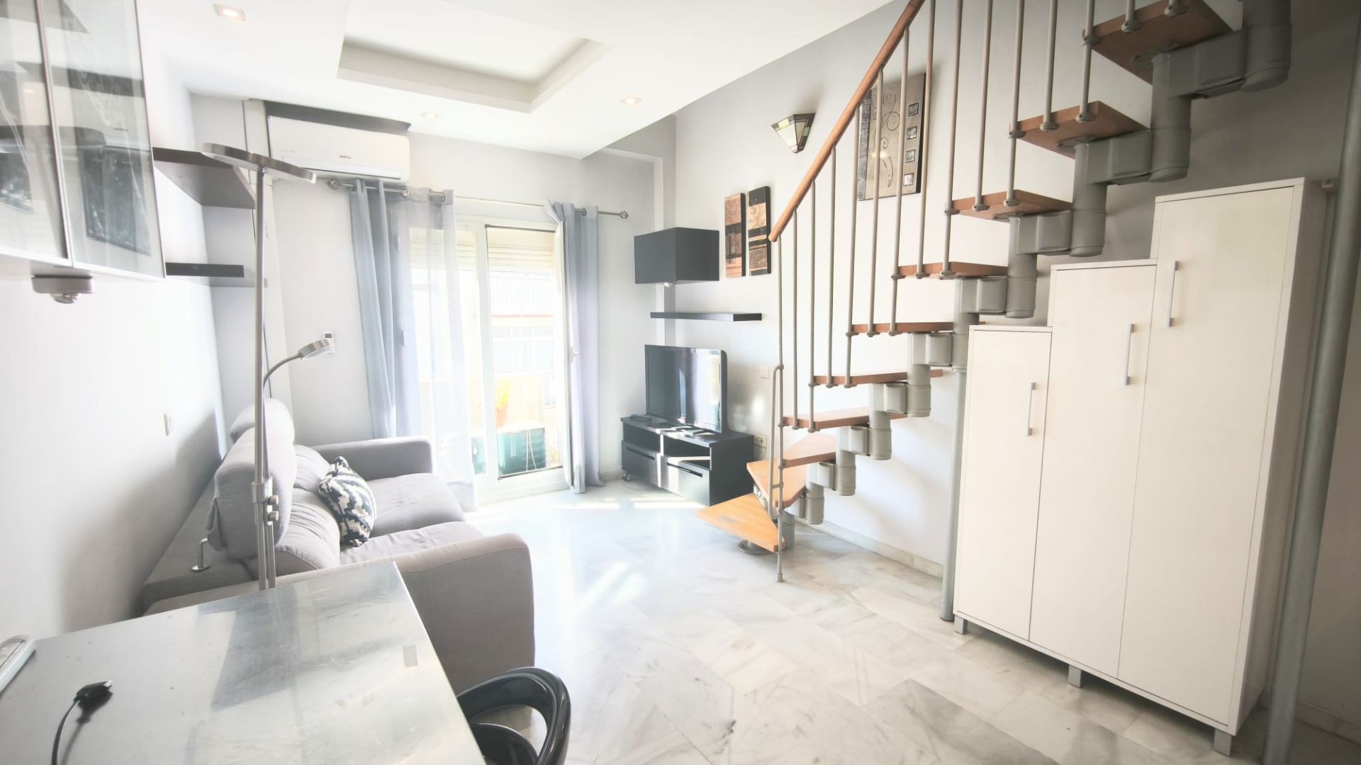 Sala de estar de Ático en venta en Málaga Capital con Aire acondicionado, Terraza y Trastero