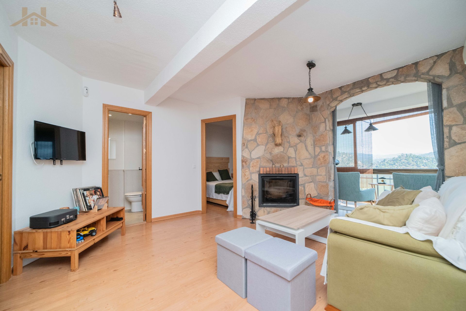 Living room of Flat for sale in San Martín de Valdeiglesias  with Air Conditioner, Heating and Terrace