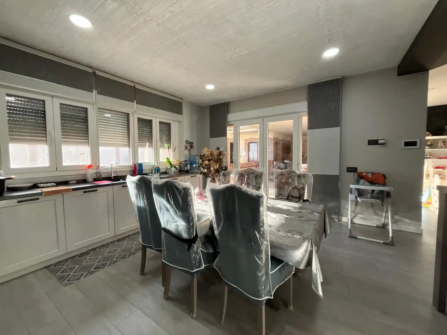Comedor de Casa o chalet en venta en Arenas de San Juan  con Aire acondicionado, Jardín privado y Terraza