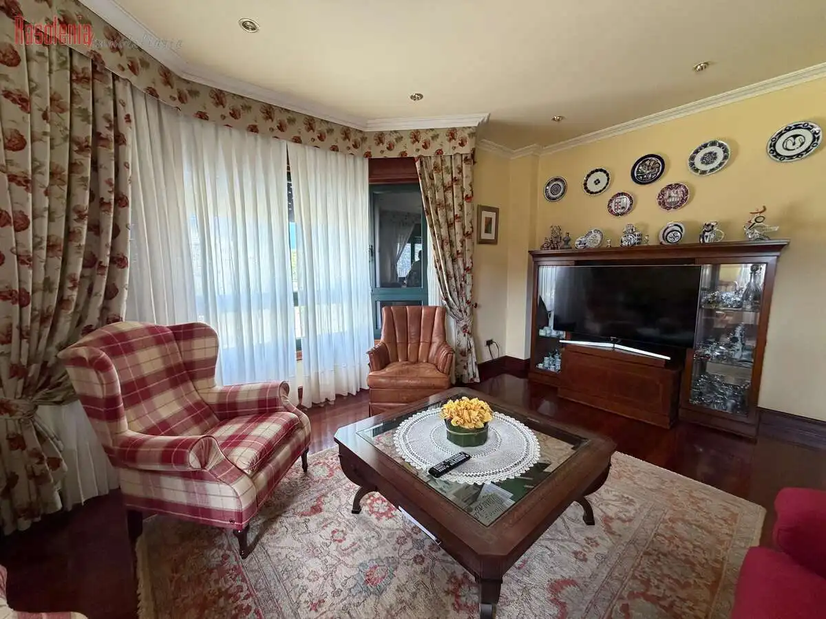 Living room of Houses for sale in Vigo   with Heating, Private garden and Terrace