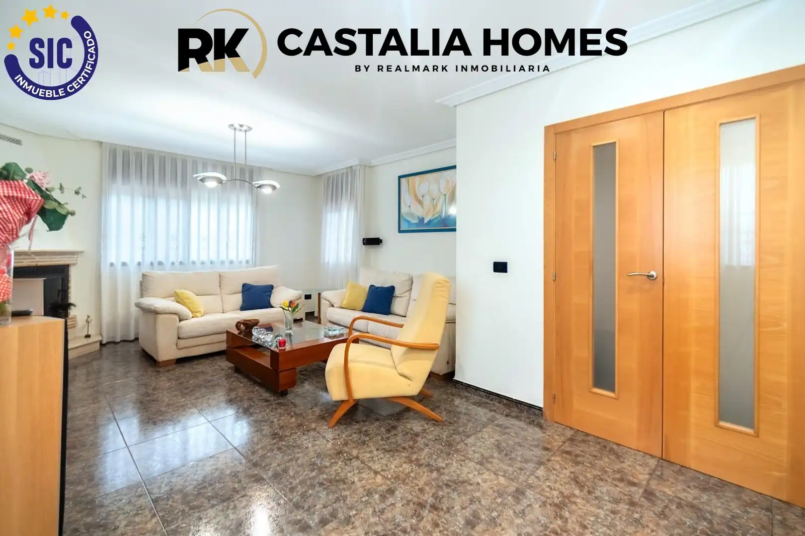 Sala de estar de Casa o chalet en venta en Burriana / Borriana con Aire acondicionado, Calefacción y Terraza