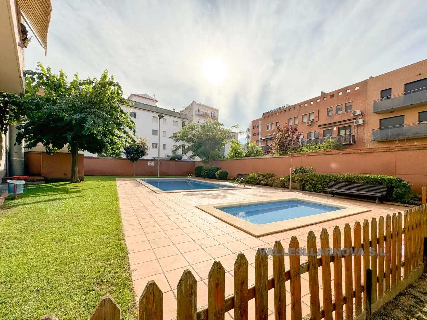 Swimming pool of Flat for sale in Mollet del Vallès  with Heating, Balcony and Community pool