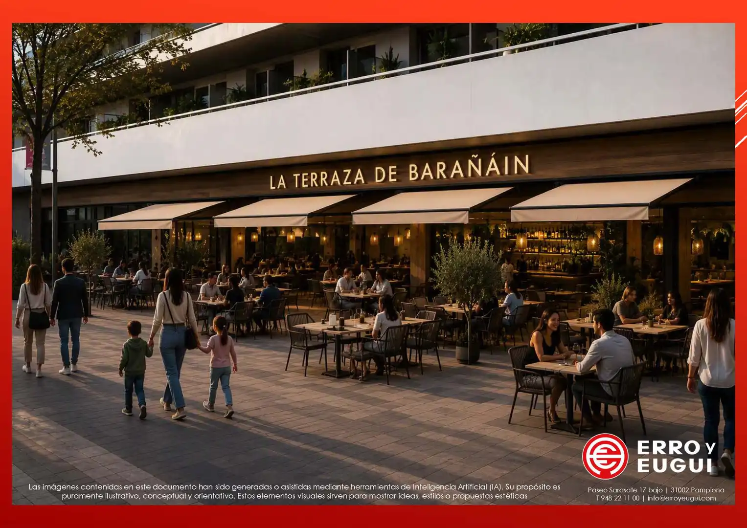 Terrace of Commercial properties for rent in  Pamplona / Iruña