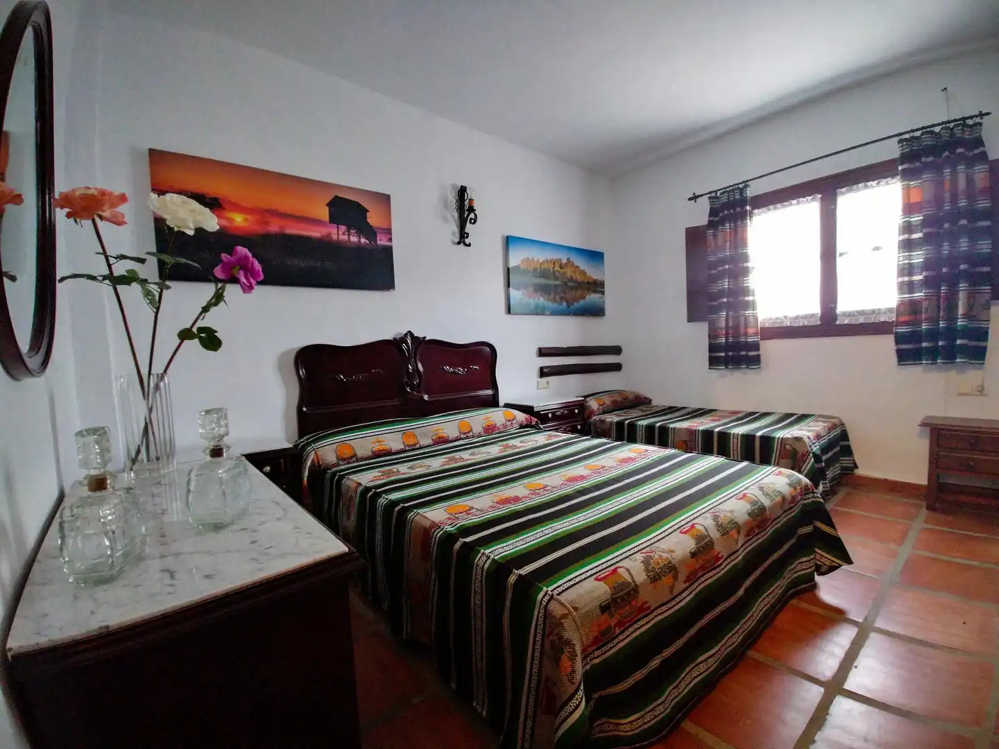 Habitación de Finca rústica en venta en Almogía con Aire acondicionado, Terraza y Piscina