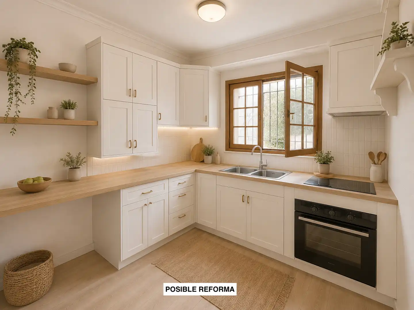 Cocina de Casa adosada en venta en Orihuela con Aire acondicionado, Terraza y Trastero