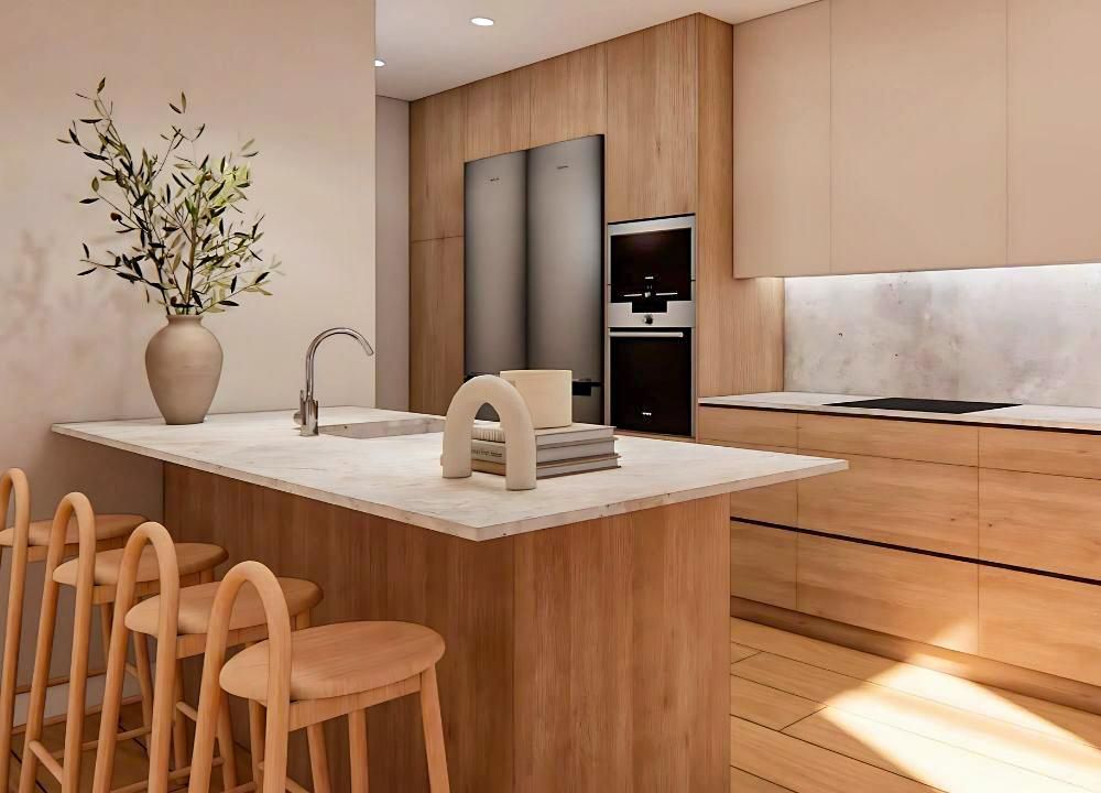 Cuina de Àtic en venda en Mijas amb Aire condicionat, Calefacció i Jardí privat