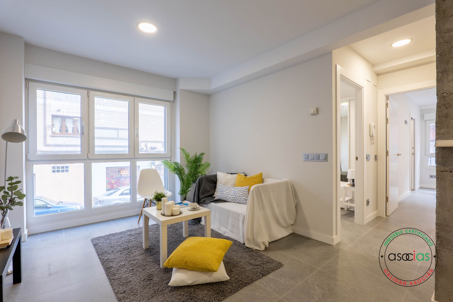 Sala d'estar de Pis en venda en Gijón  amb Calefacció