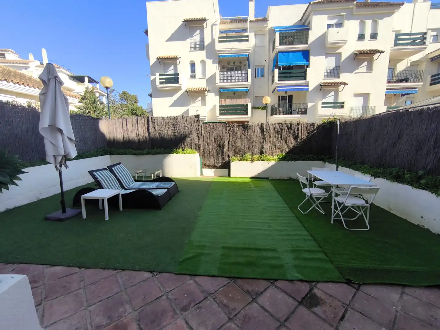 Jardí de Apartament de lloguer en Marbella amb Aire condicionat, Calefacció i Terrassa