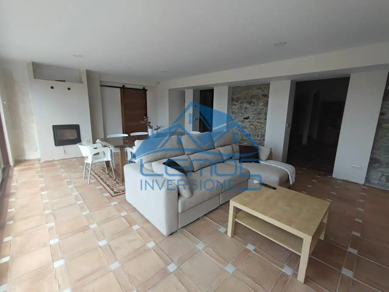 Living room of Houses for sale in Candamo  with Air Conditioner, Private garden and Terrace