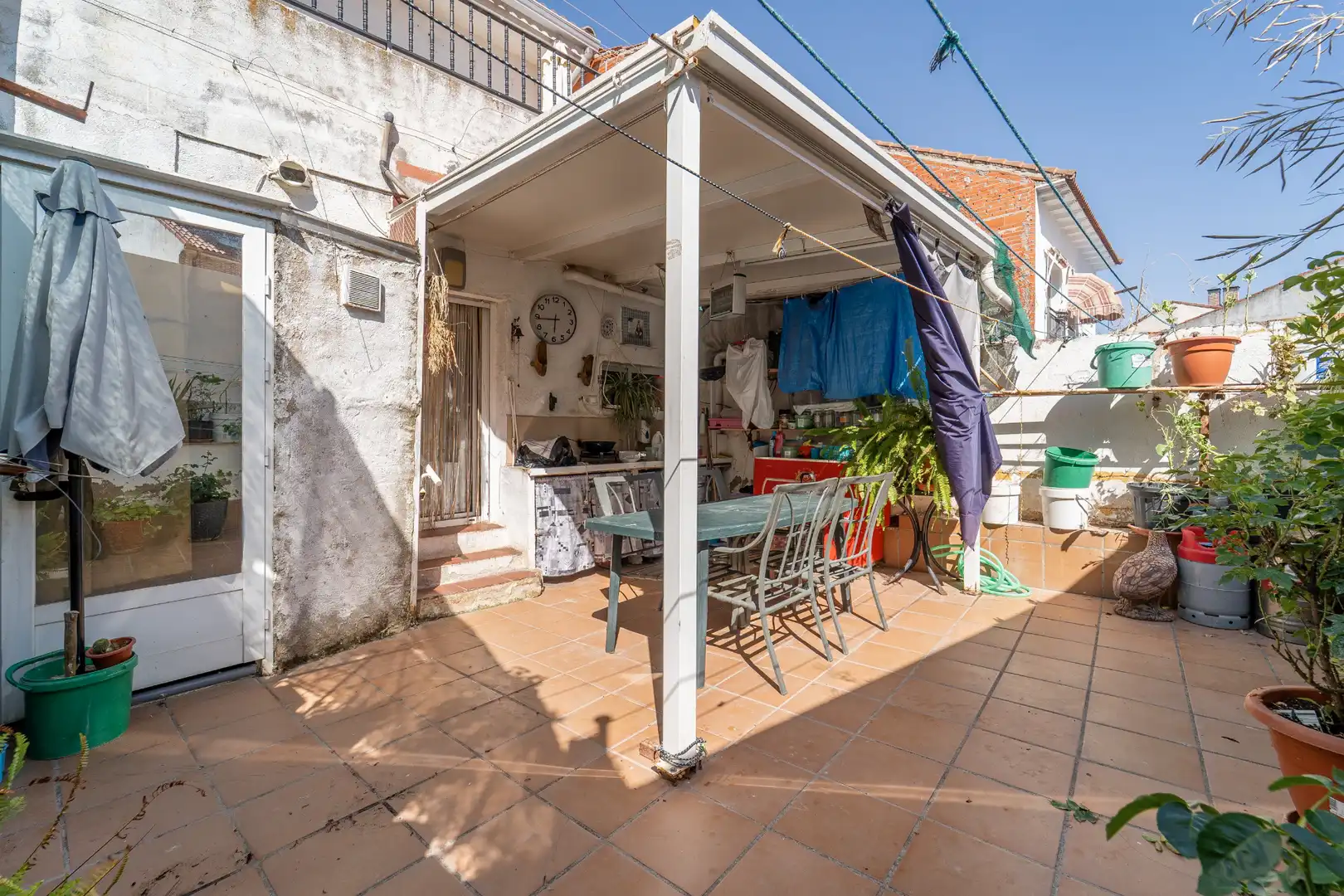 Terraza de Piso en venta en El Álamo con Jardín privado, Amueblado y Horno