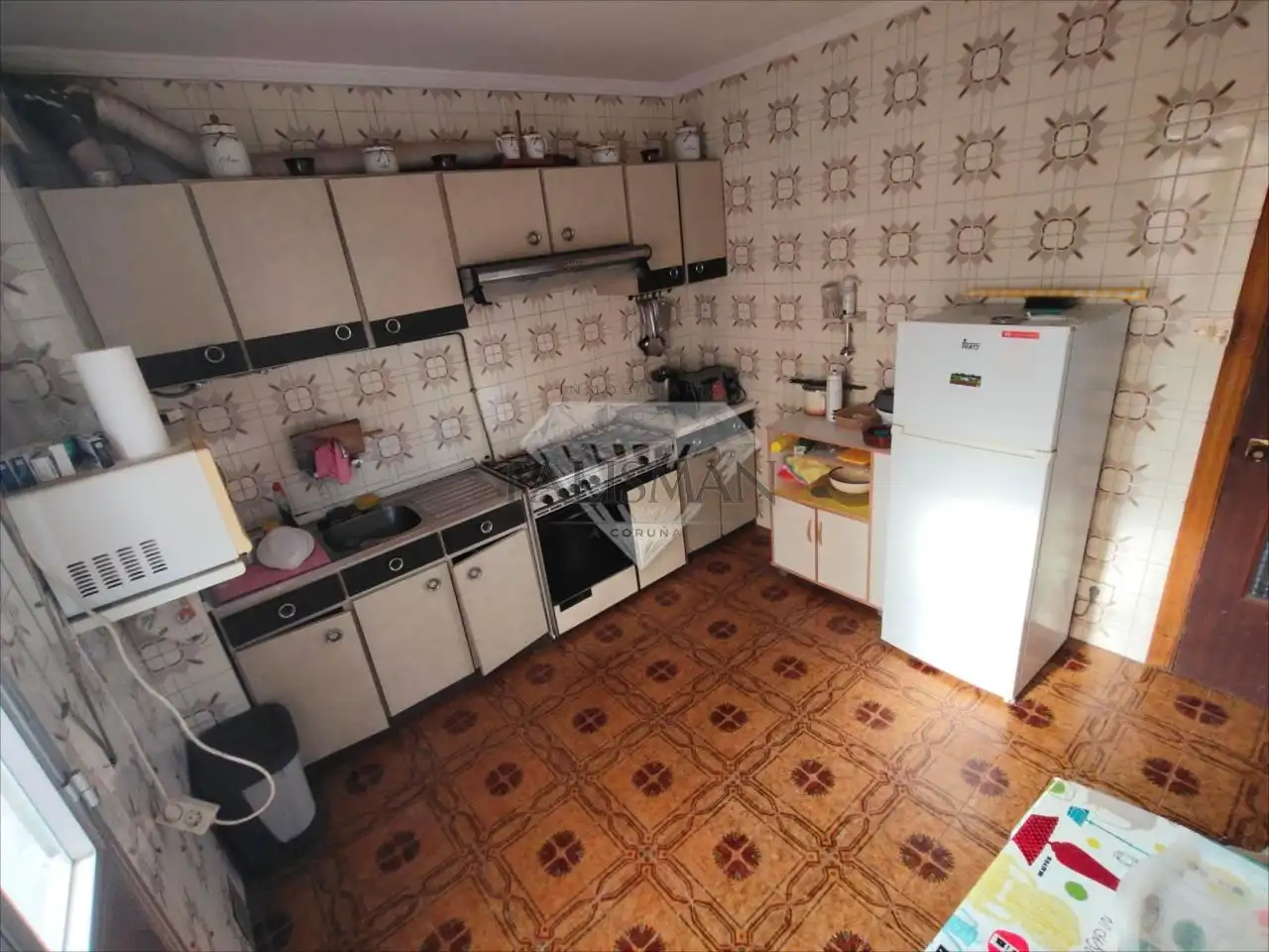 Kitchen of Flat for sale in Cariño  with Heating, Terrace and Furnished