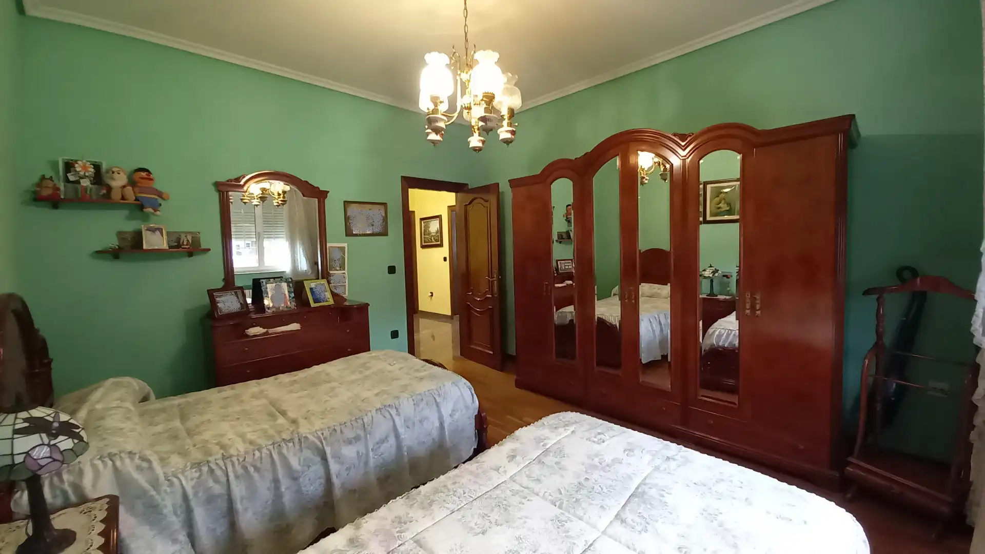 Bedroom of Houses for sale in Castrillón  with Heating, Private garden and Parquet flooring