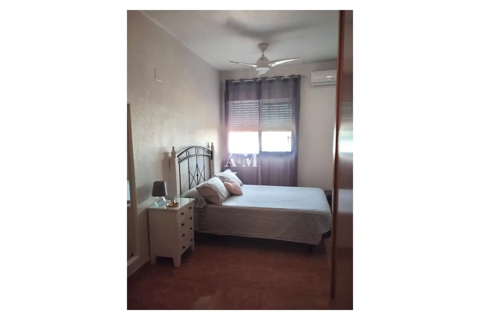 Schlafzimmer von Wohnung zur Miete in Rafal mit Klimaanlage, Heizung und Terrasse
