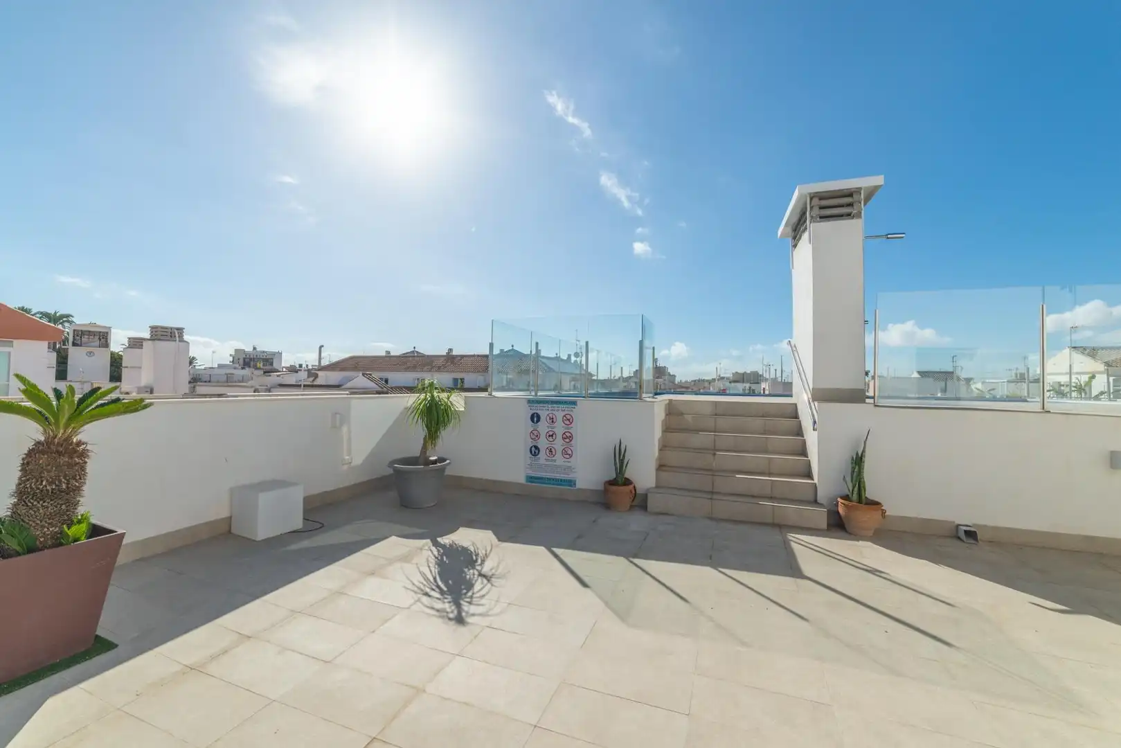 Terrace of Apartments for sale in San Javier  with Air Conditioner, Storage room and Alarm
