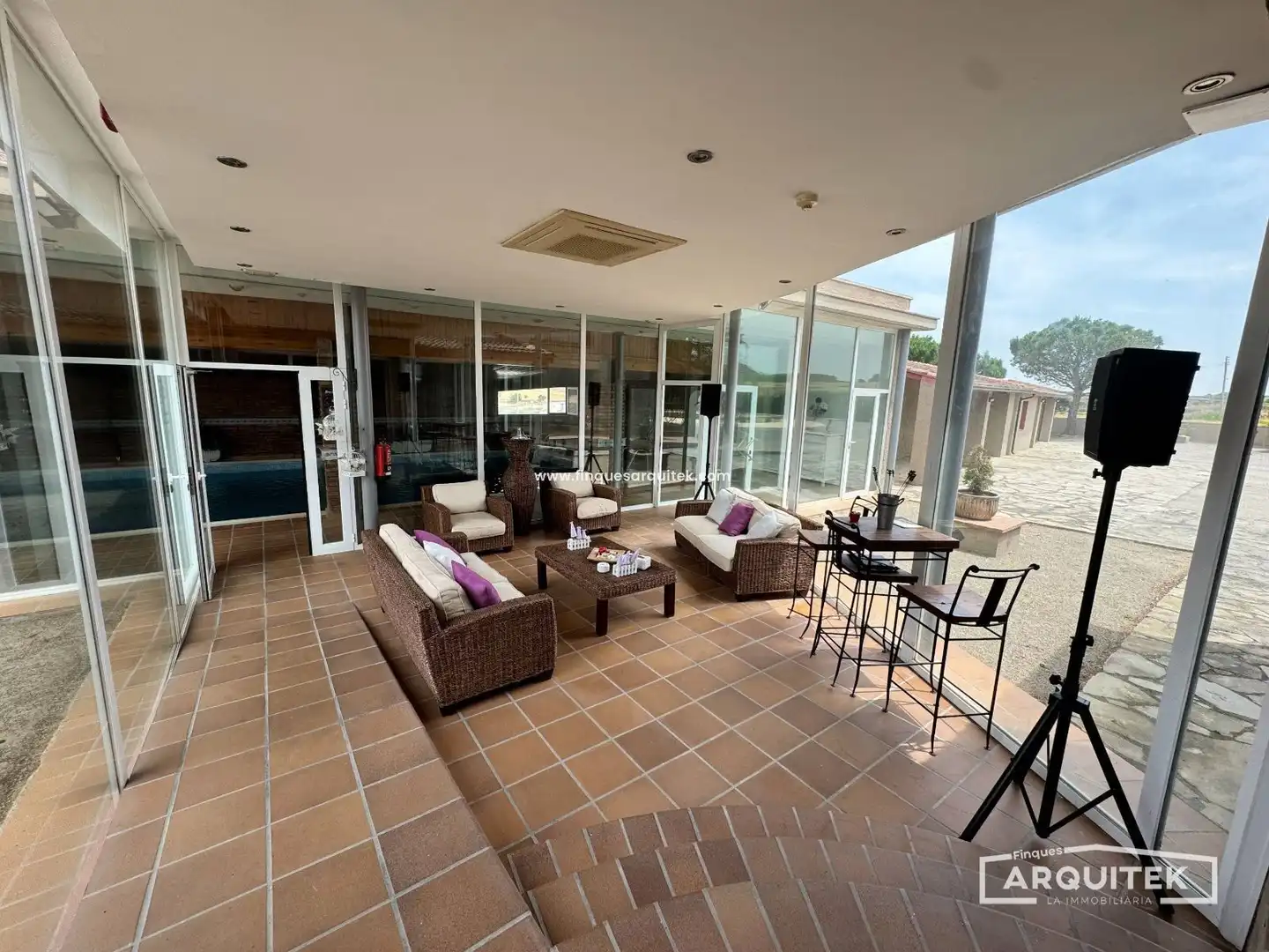 Terraza de Casa o chalet en venta en Monzón con Aire acondicionado, Calefacción y Jardín privado
