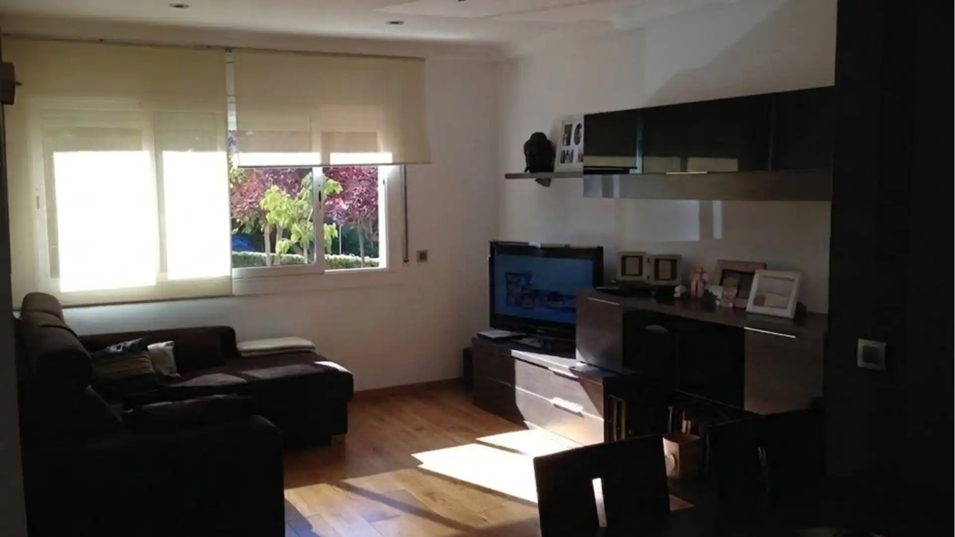 Living room of Flat for sale in Blanes  with Heating and Parquet flooring