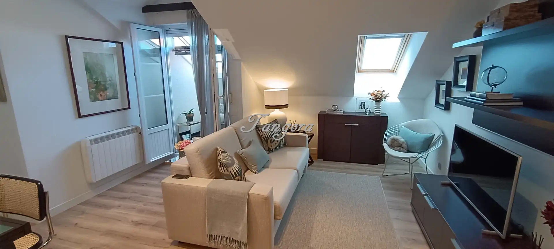 Sala de estar de Ático en venta en Ribamontán al Mar con Calefacción, Parquet y Terraza
