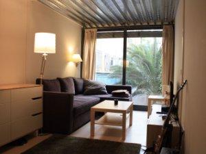 Living room of Duplex for sale in  Madrid Capital  with Air Conditioner and Terrace