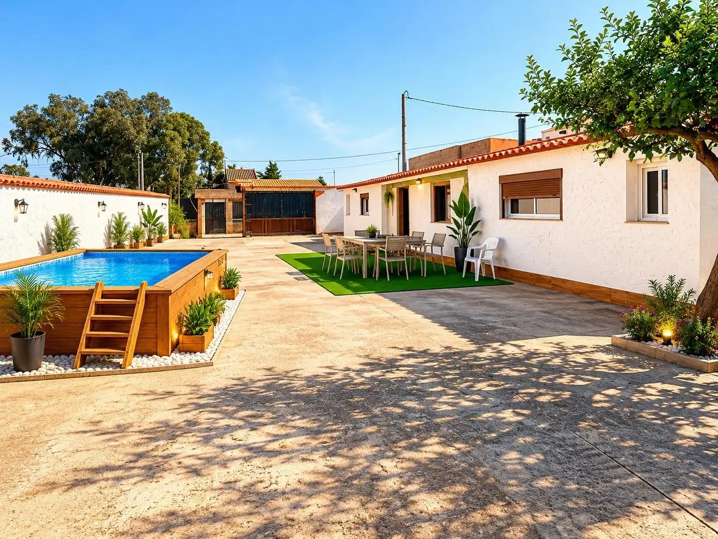 Vista exterior de Casa o xalet en venda en Cartagena amb Aire condicionat, Moblat i Alarma