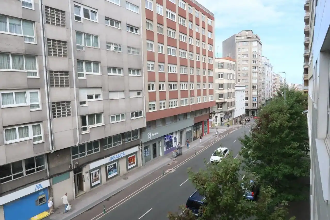 Exterior view of Flat for rent in A Coruña Capital   with Heating and Furnished