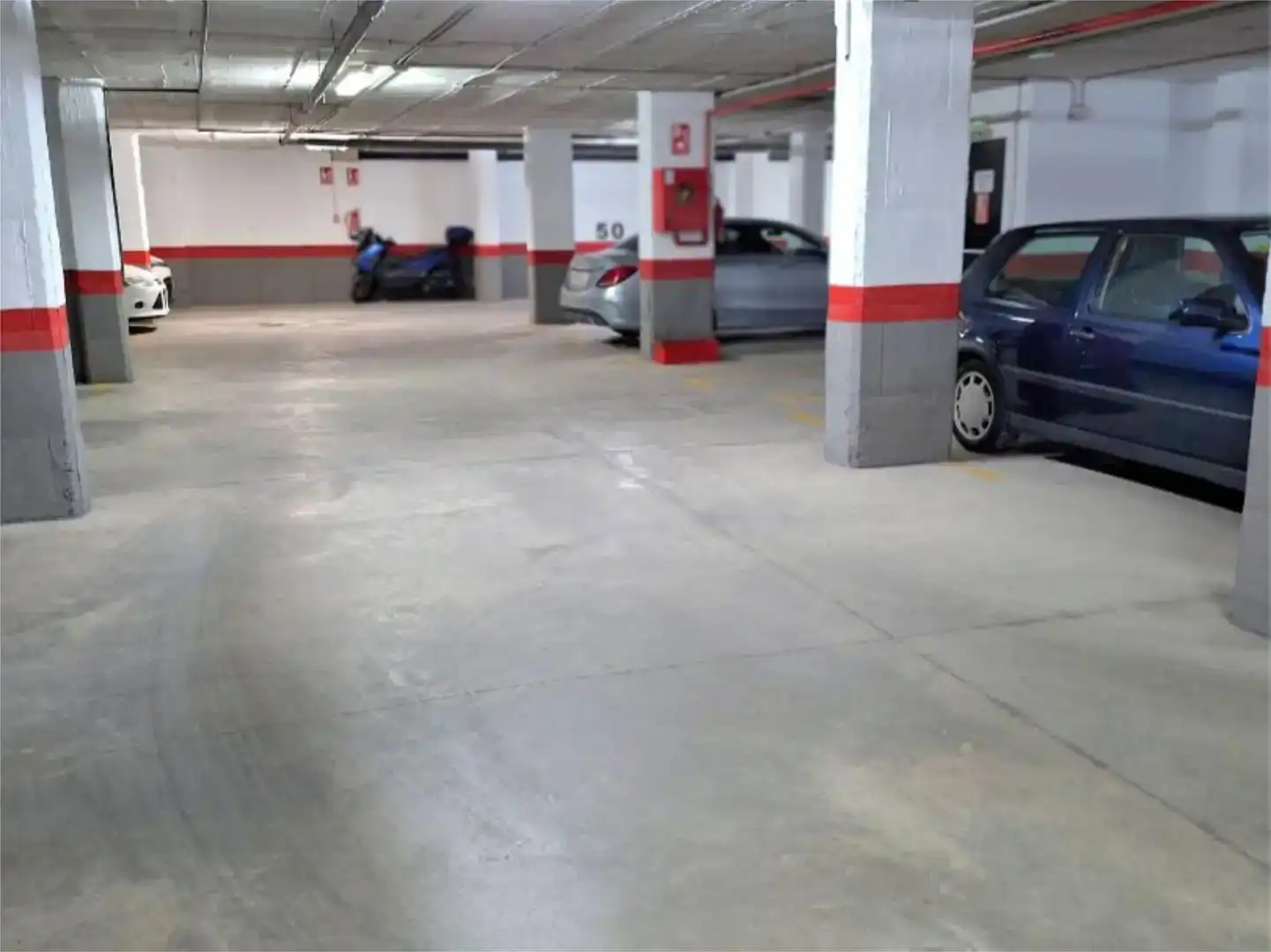 Parking of Flat for sale in Manilva  with Air Conditioner and Swimming Pool