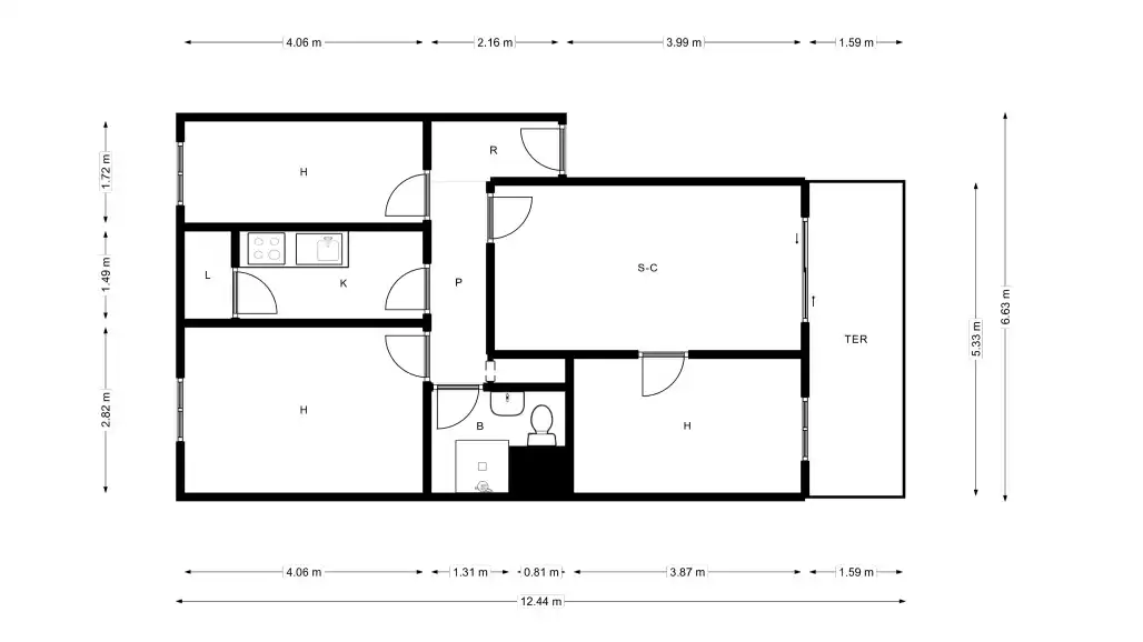 Flat for sale in C/ Bernabé García, imagen 30