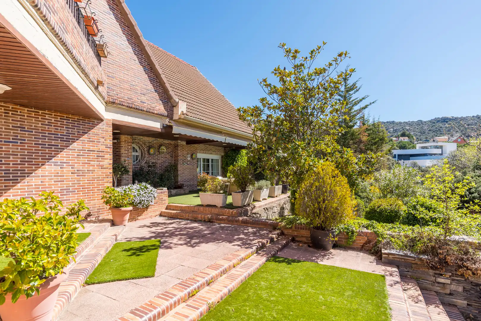 Garden of Houses for sale in Collado Villalba  with Air Conditioner, Heating and Private garden