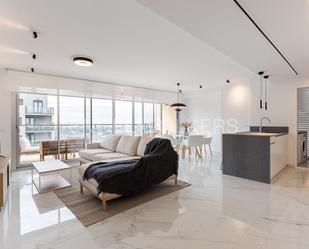 Sala d'estar de Apartament de lloguer en  Valencia Capital amb Aire condicionat, Calefacció i Terrassa