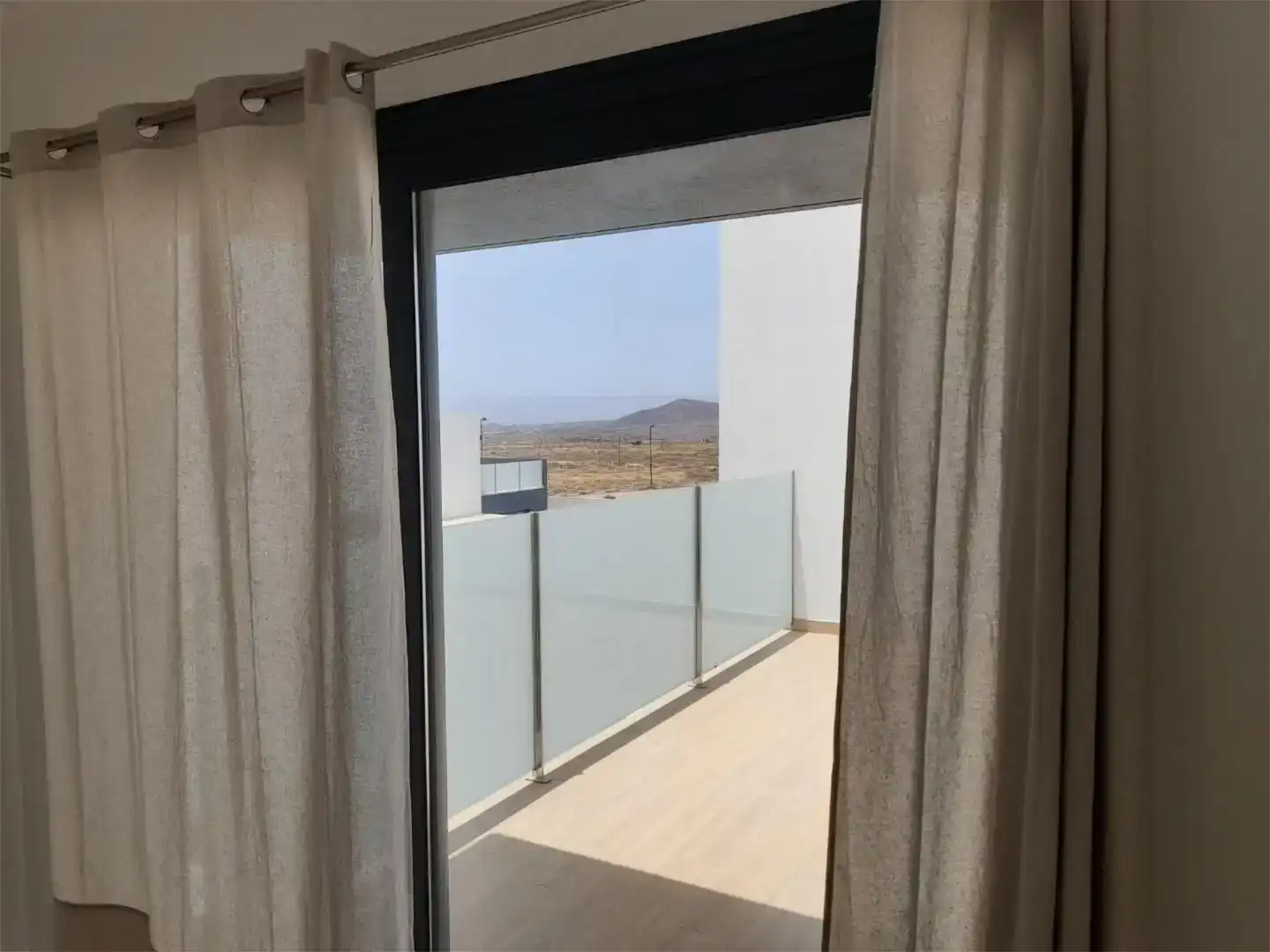 Terrasse von Wohnung zum Verkauf in La Oliva mit Privatgarten, Parkett und Abstellraum