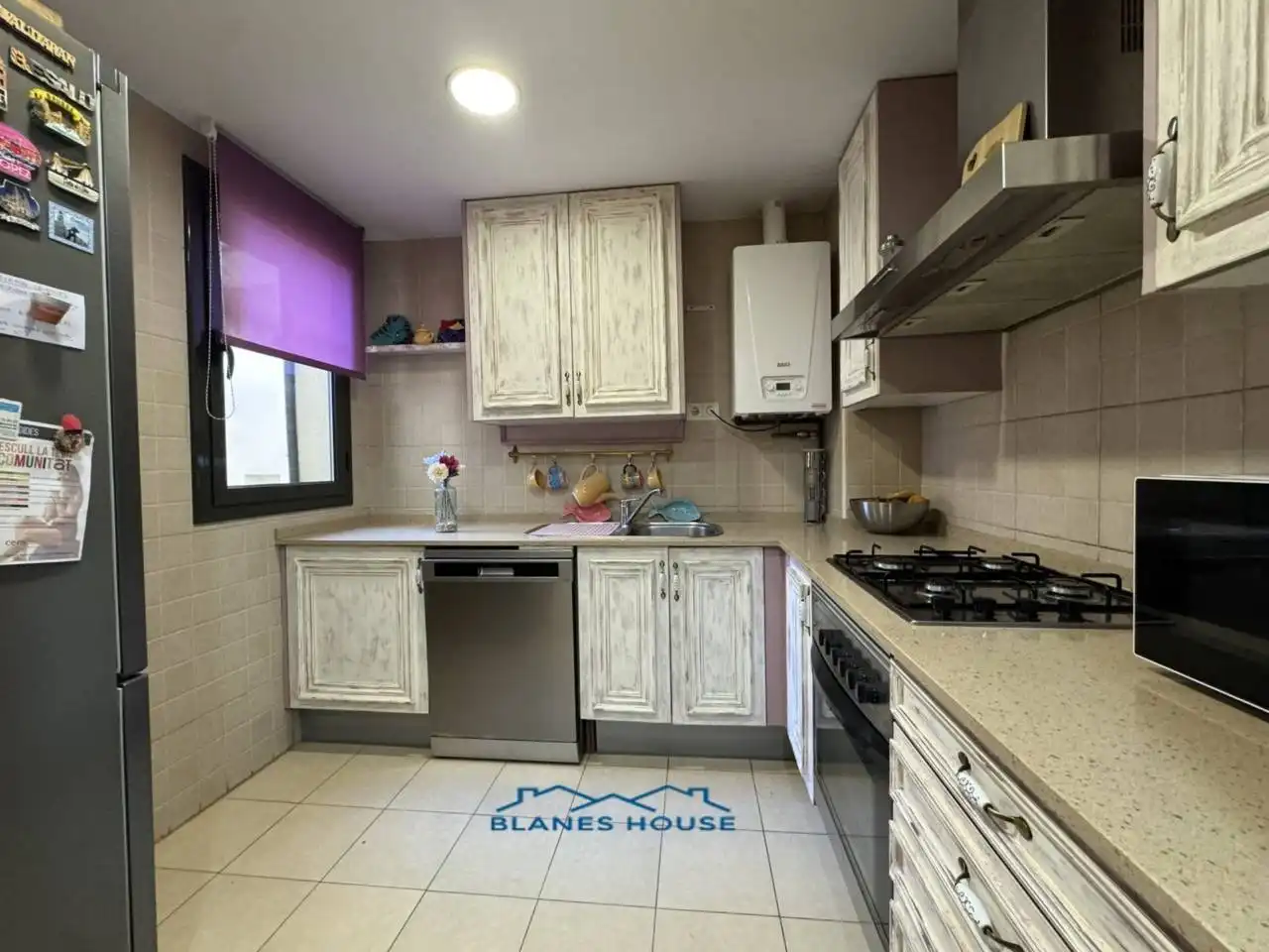 Kitchen of Flat for sale in Tordera  with Air Conditioner, Heating and Parquet flooring