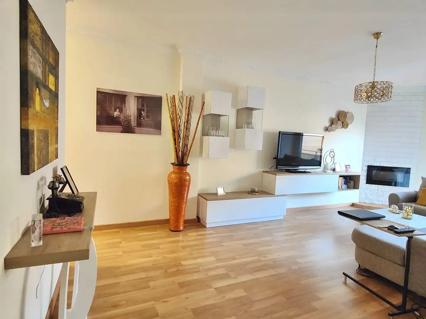 Sala de estar de Piso en venta en Güímar con Aire acondicionado, Terraza y Amueblado