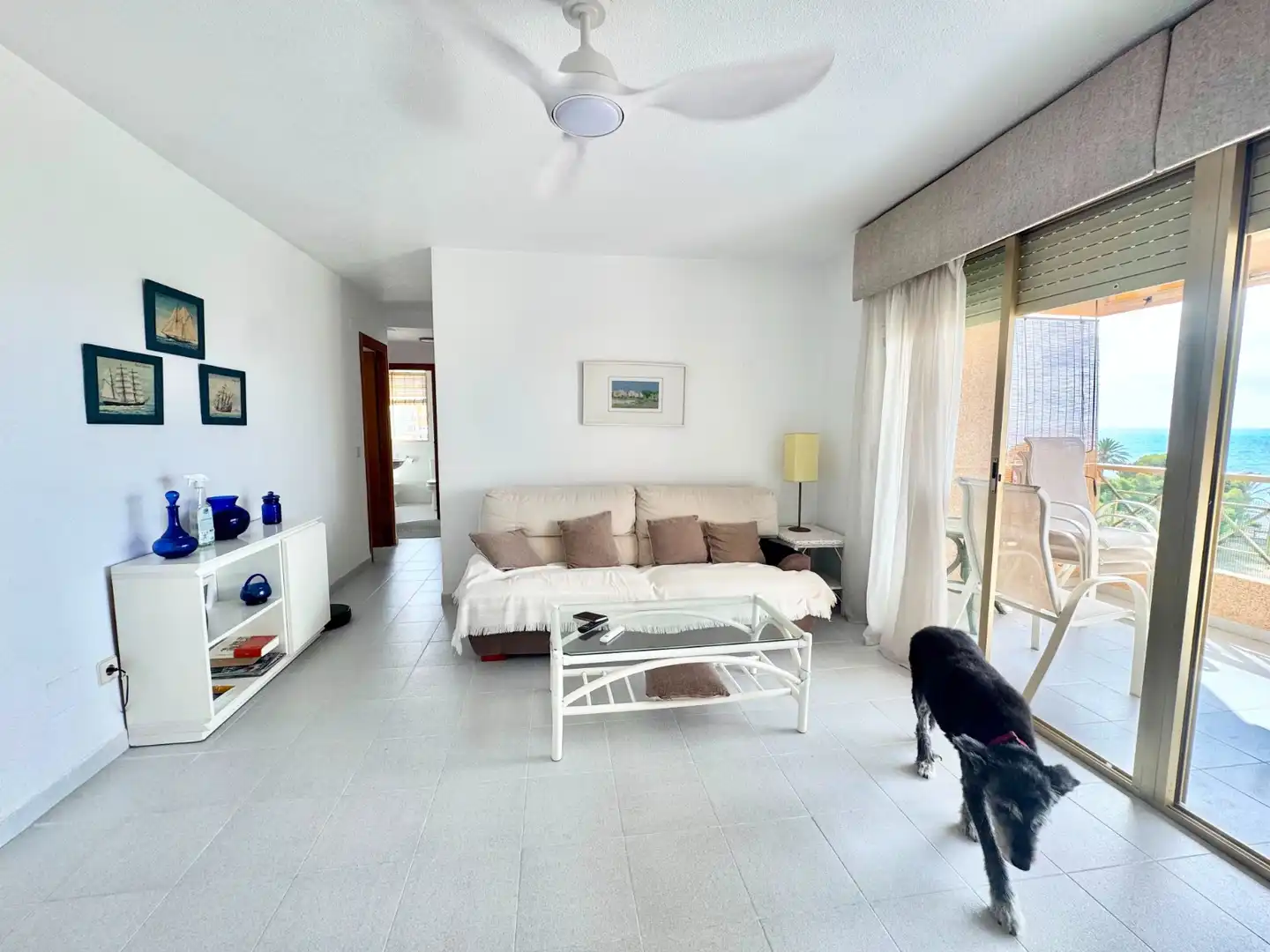 Wohnzimmer von Wohnungen zur Miete in Orihuela mit Möbliert, Waschmaschine und Mikrowelle
