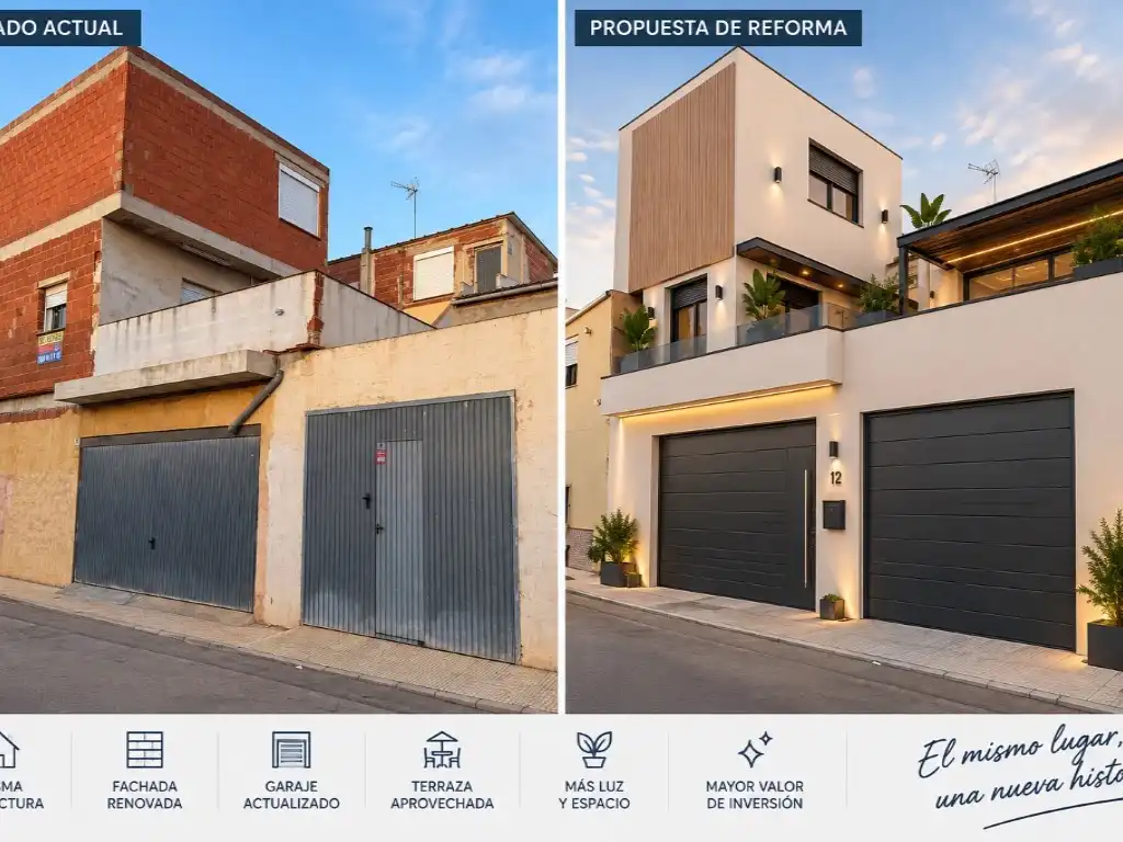 Vista exterior de Garaje en venta en La Unión