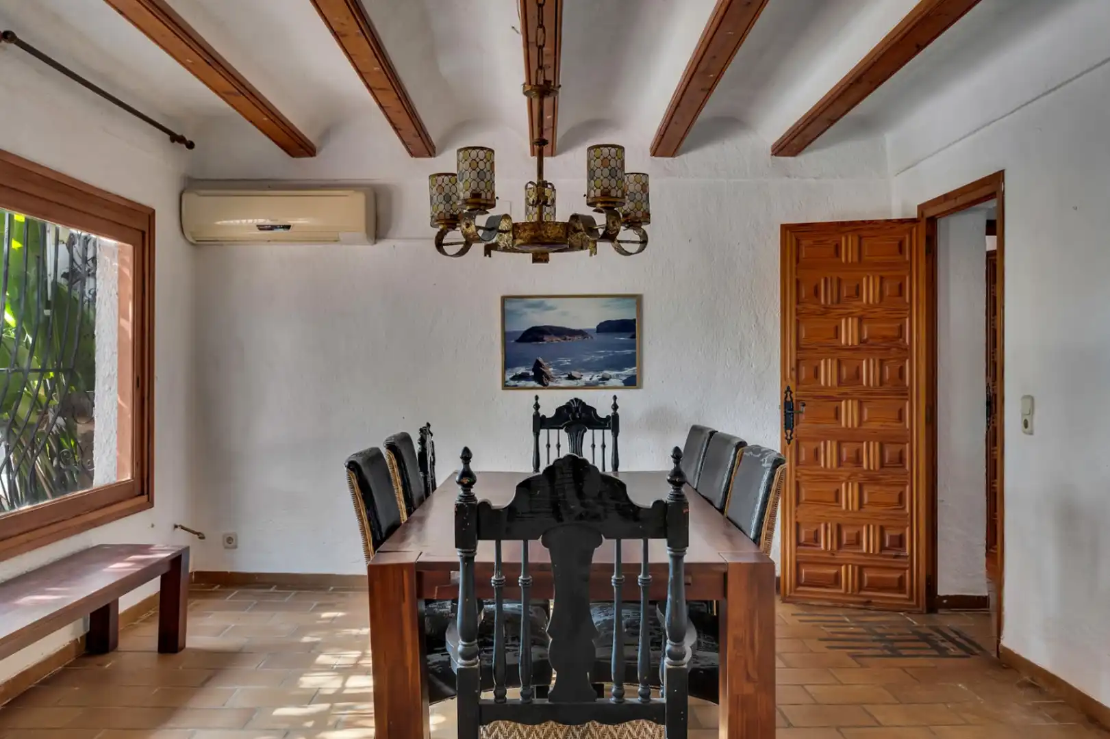 Dining room of Houses for sale in Jávea / Xàbia  with Air Conditioner, Heating and Private garden