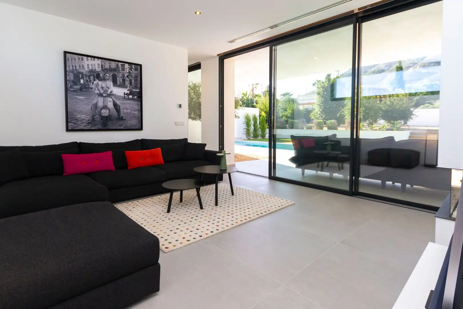 Living room of Houses for sale in Dénia  with Air Conditioner, Heating and Terrace