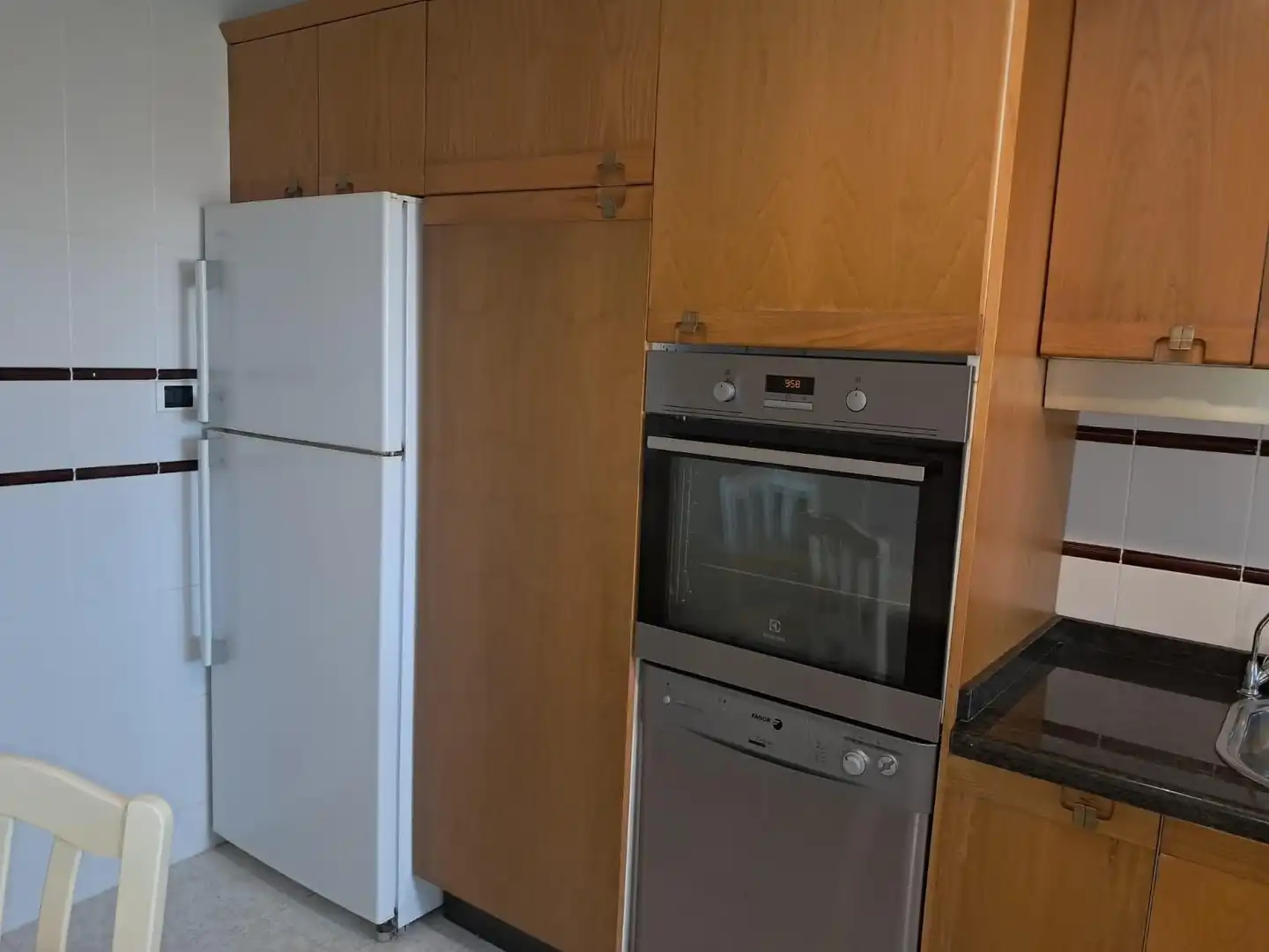 Kitchen of Flat for rent in Murcia  with Air Conditioner, Heating and Private garden